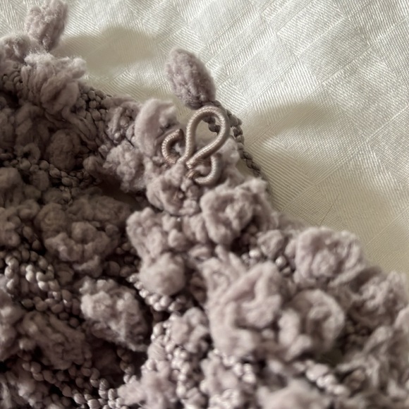 Yest The Netherlands Women’s Sz. 6 Shaggy Statement Cardigan vest - Picture 6 of 7